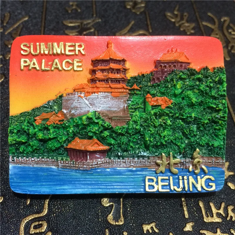 World Tourism Egypt, Switzerland, Germany, Italy, Venice Resin Refrigerator Magnet Tourist Souvenir Resin Magnetic Stick