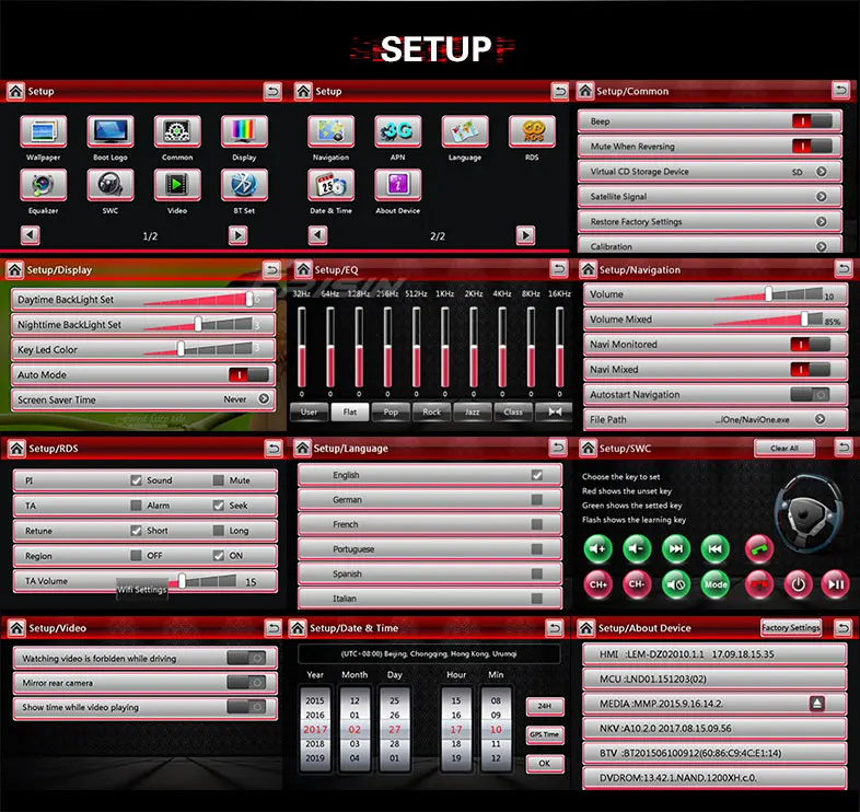 Top 7" Win8 Autoradio Car GPS Navigation 3G DVD DAB+ System for VW Jetta Golf EOS Seat ES8115V 19