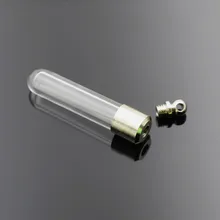 50 штук винт с круглыми шляпками пробирка 35*6 мм стеклянный флакон кулон формирование микрорельфа имени на рисе стелянная Подвеска ювелирных изделий делая компонент