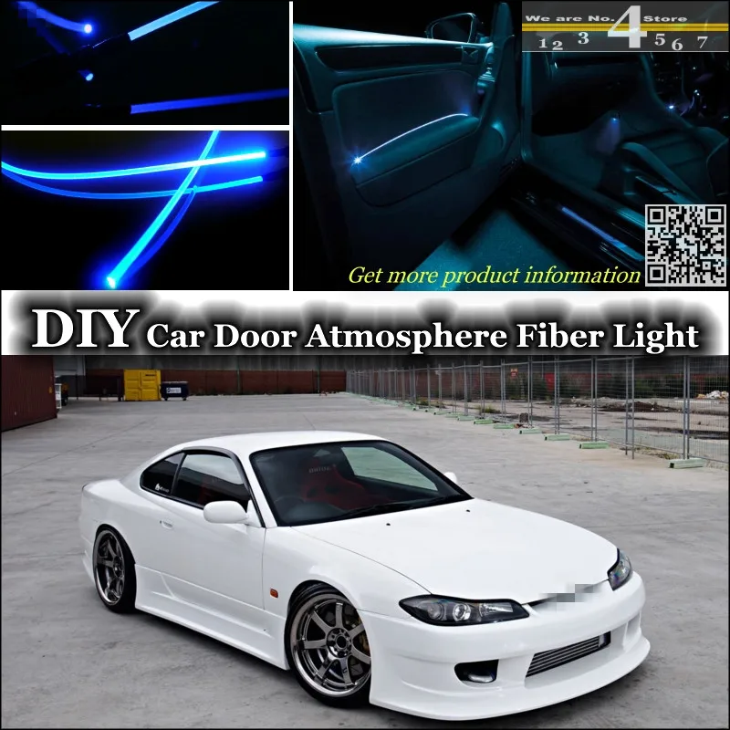 Us 23 84 30 Off Interior Ambient Light Tuning Atmosphere Fiber Optic Band Lights For Nissan Silvia S13 S14 S15 200sx 240sx Inside Door Panel In