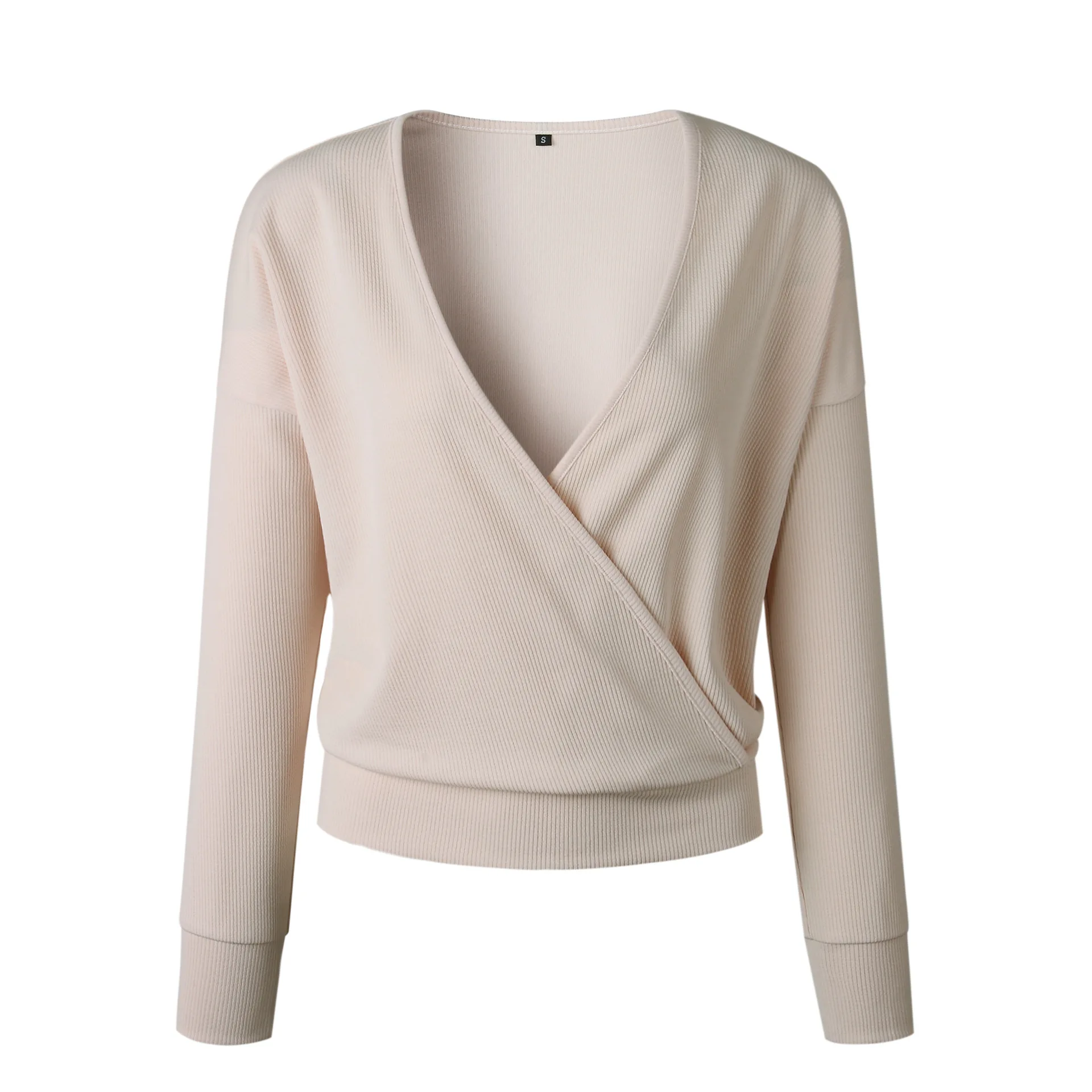 Fashion Spring Women Sweater Sexy Deep V-Neck Standard Solid Knitted Sweater Long Sleeve Pullover Casual Tops Blouse Shirt 311Y Fashion Spring Women Sweater Sexy Deep V-Neck Standard Solid Knitted Sweater Long Sleeve Pullover Casual Tops Blouse Shirt 311Y
