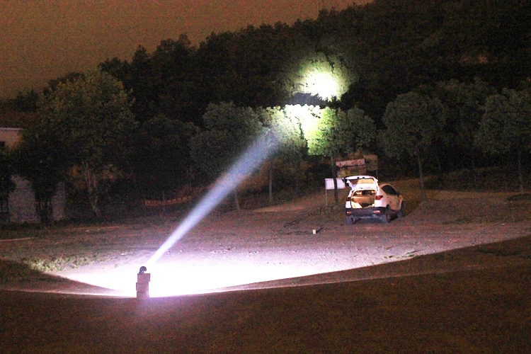 Светодиодный охотничий фонарик перезаряжаемый портативный для наружного