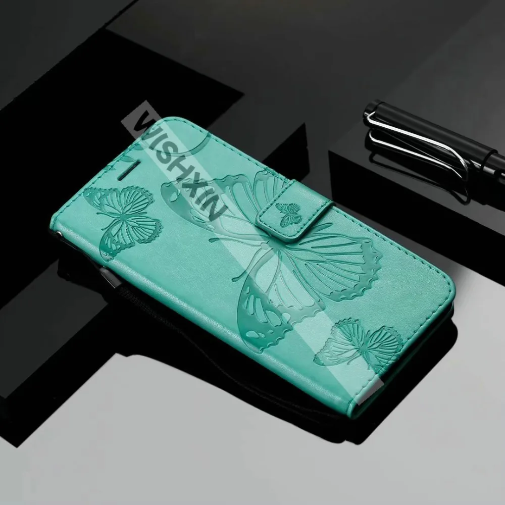 Чехол для Huawei P8 Lite 2016 чехол роскошный 3D из искусственной кожи с бабочкой Funda P8Lite ALE