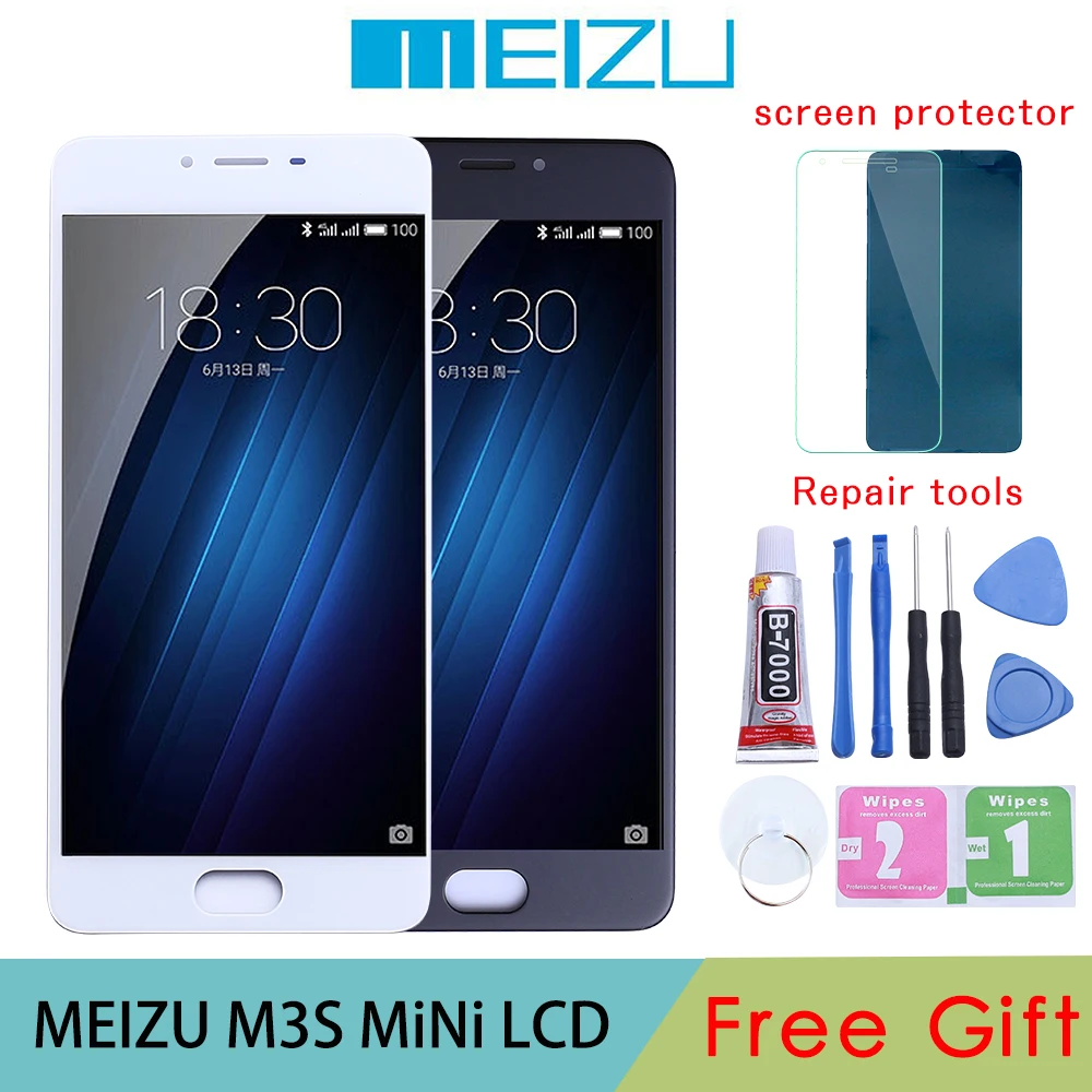

Meizu M3S LCD Display Touch Screen Digitizer Assembly For MEIZU M3S LCD With Frame M3S mini Y685H Y685Q Screen Replacement Parts