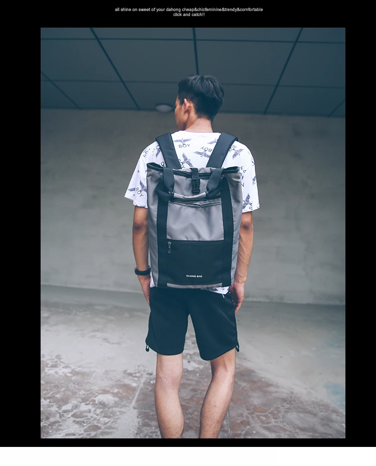Homens Mochila de Viagem À Prova D' Água