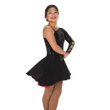 Платье для фигурного катания Nasinaya, индивидуальные юбки для конькобежцев для девочек, женщин, детей, Patinaje, гимнастика, представление 360