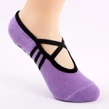 1 пара, носки для фитнеса для йоги, Нескользящие Пилатес, массажные детские колготки, бандаж для тренажерного зала, хлопковые спортивные носки для йоги, женские Тапочки