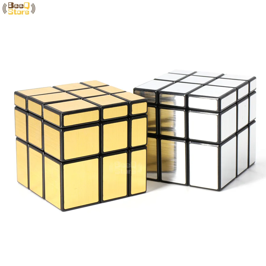 Shengshou 2x2 3x3 зеркало куб магический куб золотого, серебряного цвета матовый Magic Cube 3x3x3 для детей Обучающие игрушки подарок