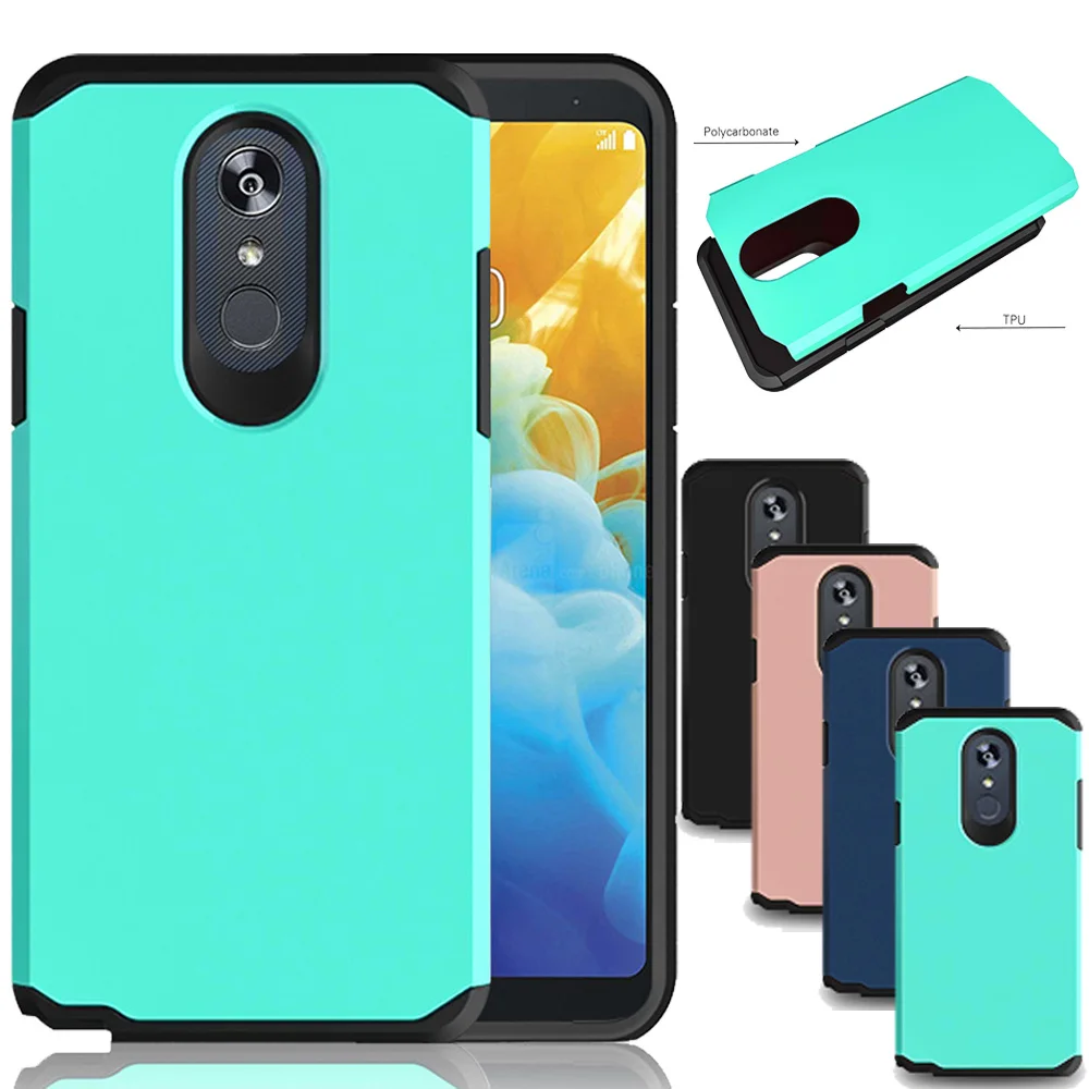 

For LG Stylo 5 Dual Layer Hybrid Armor Case Shockproof Anti Scratch Protective Soft TPU & Hard Back Cover