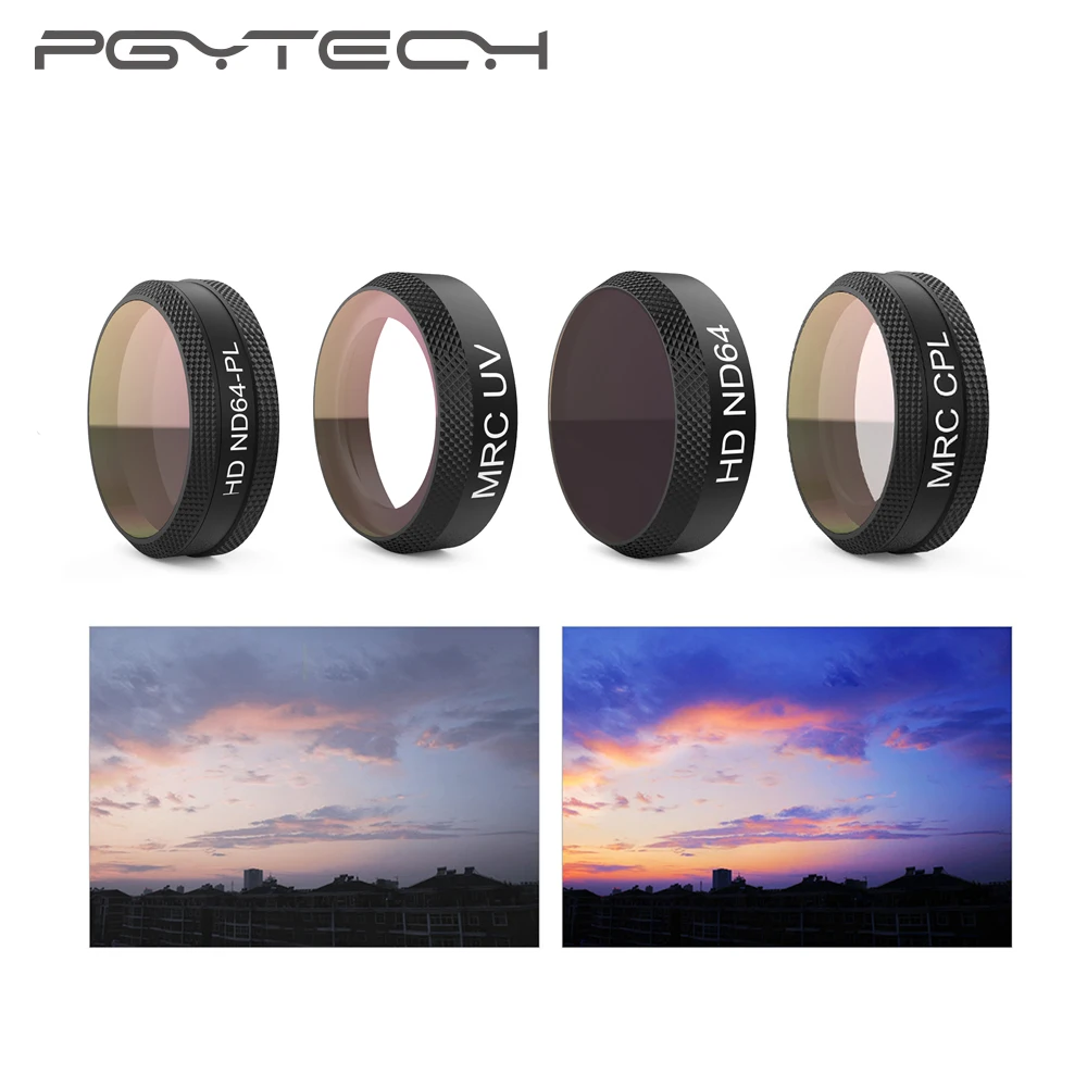 PGYTECH Air Filter For DJI Mavic Air MRC-UV ND64 ND64PL MRC-CPL Filter for DJI Mavic Air Camera Lens filter Drone Accessories PGYTECH Air Filter For DJI Mavic Air MRC-UV ND64 ND64PL MRC-CPL Filter for DJI Mavic Air Camera Lens filter Drone Accessories