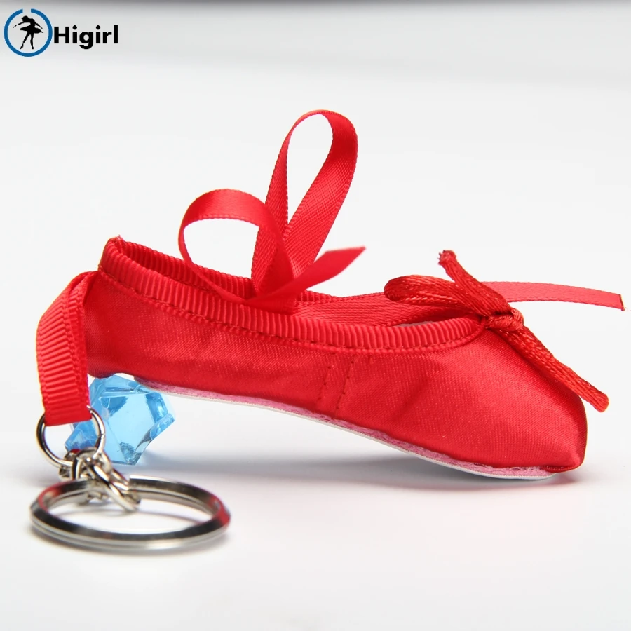 

Kids Ballerina Mini Ballet Shoe Ballet Keychain Ballet Gift Satin Pointe Shoes Key Ring Pink Dance shoes Ballet Charm ChainDT009