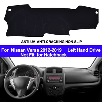 

TAIJS Car Dashboard Cover Dash Mat Dash Pad Auto DashMat Carpet ANti-UV NON-Slip For Nissan Versa 2012- 2014 2015 2017 2018 2019