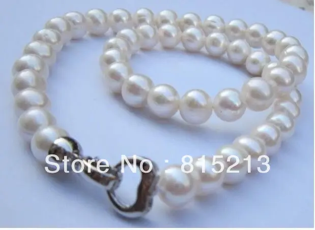 

ddh001209 PERFECT HUGE 10-11mm AAA+ SOUTH SEA WHITE PEARL NECKLACE