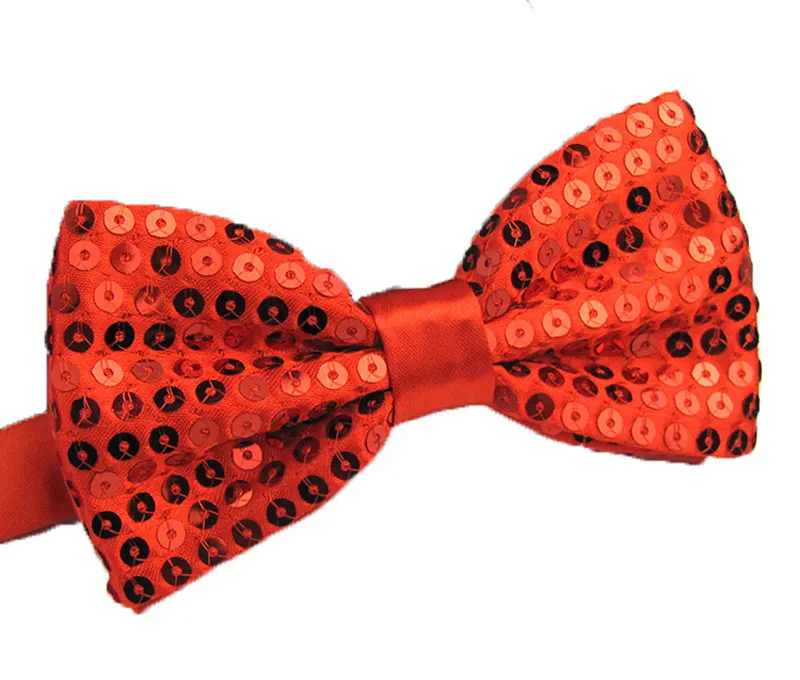 Fashion Men Bowtie Ties For Adult Pink Blue Pre-tied Bow Tie Wedding Formal Male Shirt Adjustable Solid Sequined Bowtie