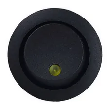 2017 Новый 5 Шт./лот 12 В LED Dot Light Автомобилей Лодка Круглый Рокер ВКЛ/ВЫКЛ ОДНОПОЛЮСНОГО Переключателя G0709re P15 0.3