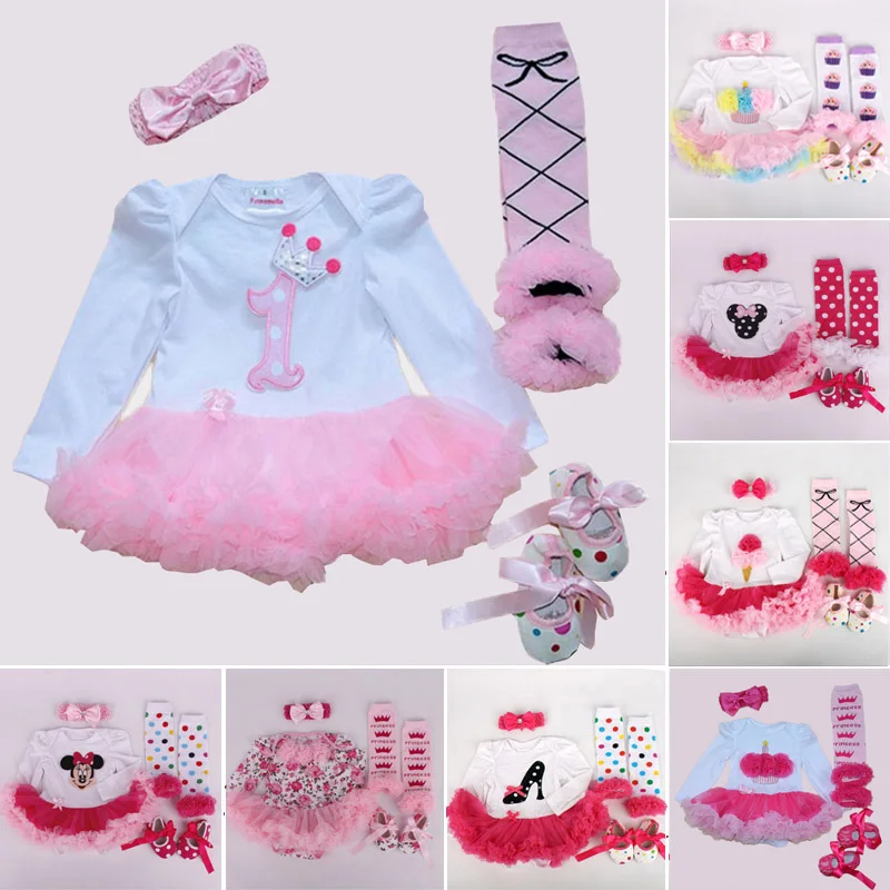 Baby Ruffle Skirts Set Lovely Cat print Girls Saia Tutu Pettiskirt Party Dance Skirt Sets Crossbones Bodysuit and Headband