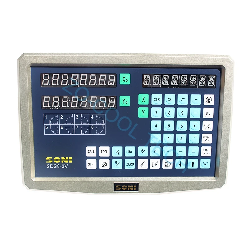 Lecture Numérique 2 Axes JCS900-2AE - Affichage DRO Pour Tour, Fraiseuse, Meuleuse, Plage 0-3020mm, 110-240V