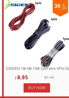 OSIDEN 5 м черный PCB RGB 5050 светодиодный скотч белый/теплый белый/синий СВЕТОДИОДНАЯ лента SMD 5050 DC12V IP20 без водонепроницаемости 60 Светодиодный/M светодиодный шнур