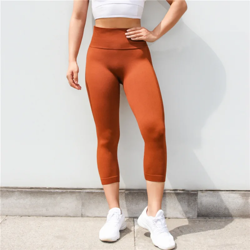 SOUTEAM Pure Color Sexy Mesh Patchwork Sports Leggings Women Fitness Clothing Black Gym Sportswear Running High Waist Yoga Pants