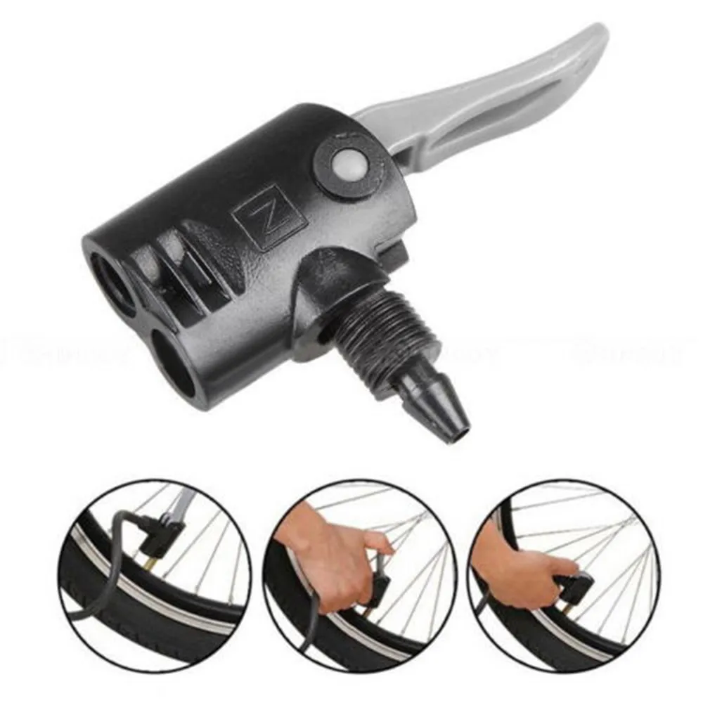 Bicycle Tire Tyre Air Pump Inflator Multi use Connector Head Bike