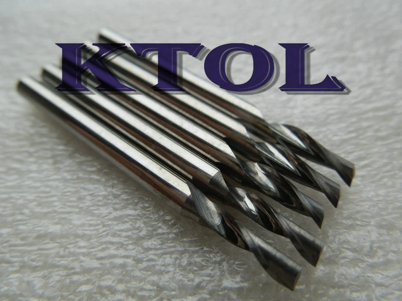 Импортированный! 5 шт. фрезы для резки алюминия 3 175x2 5x8 мм|cnc tool holder|cnc kittool end |