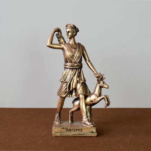 Древнегреческие мифологические скульптурные фигурки, выставочные туристические сувениры, европейские винтажные декоративные поделки, безделушки, украшения - Цвет: 24CM
