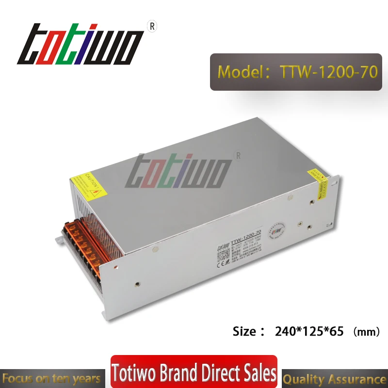 

AC to DC Industrial Switching SMPS 70V 17.14A 1200W Watt LED Power Supply Security monitoring medical machinery equipment power