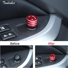 Tonlinker Обложка наклейки для SUZUKI Vitara-18 стайлинга автомобилей 1 шт. алюминиевый сплав регулирующая зеркало заднего вида Кнопка крышка наклейка