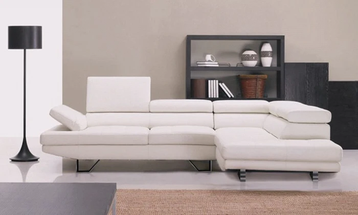 Popular Modern White Leather Sofa-Buy Cheap Modern White Leather Sofa lots from China Modern ...