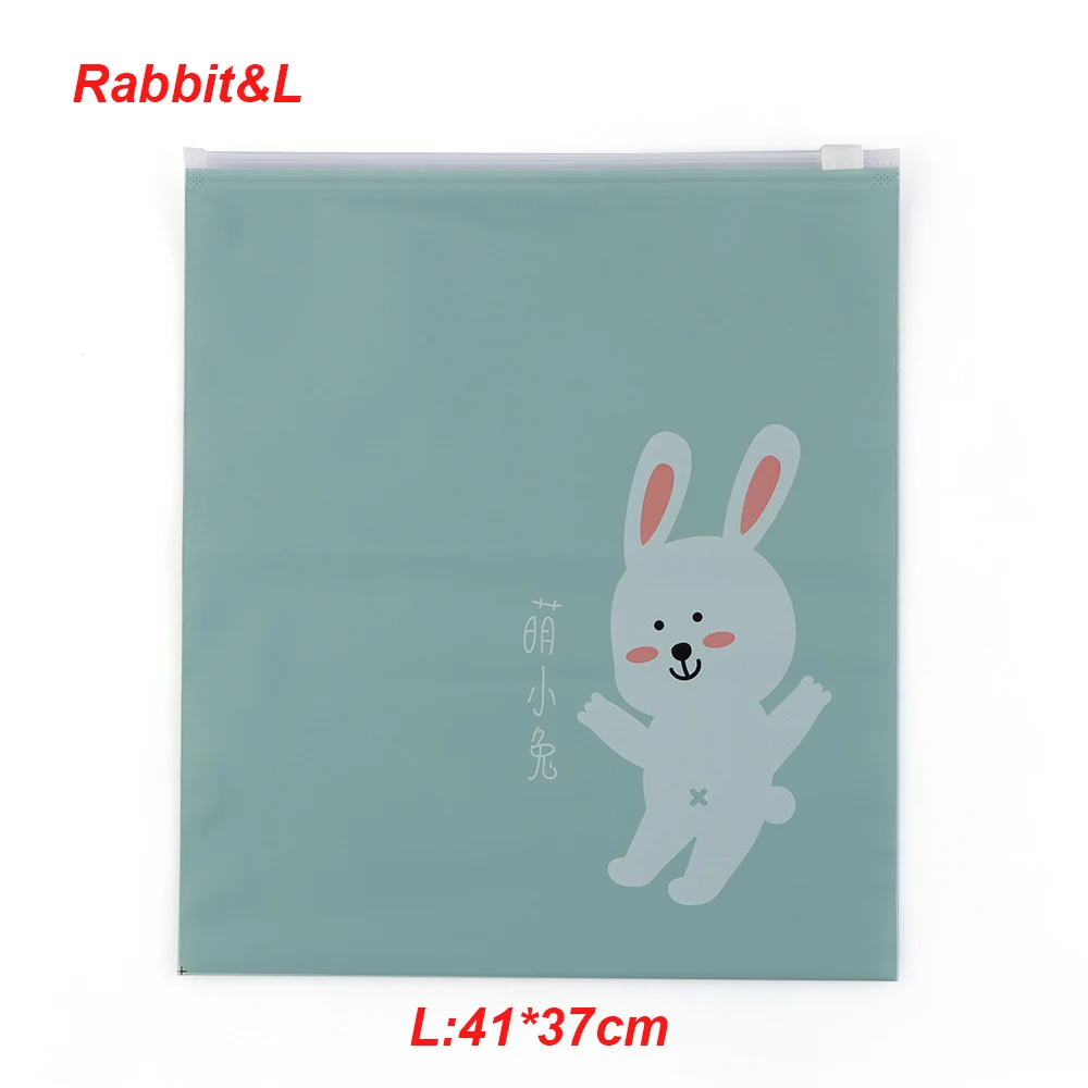 Новая дорожная сумка Портативная сумка для хранения Прекрасные животные принт водонепроницаемая обувь шкаф для одежды Нижнее белье сумка для хранения - Цвет: Rabbit L