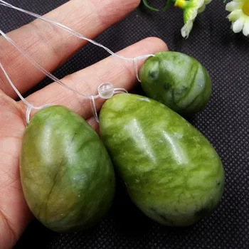 

3Pcs Egg Jade Pelvic Floor Muscles Vaginal Tightening Jade Eggs Exercise for Postpartum Recovery can CSV