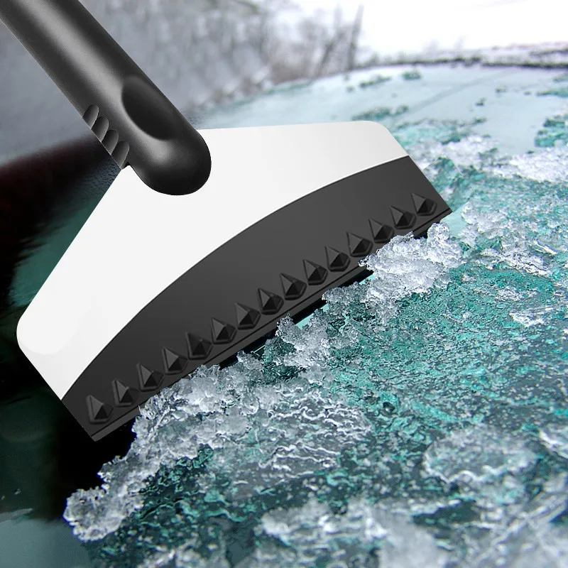 Car Snow Ice Scraper Car Windshield Auto Ice Remove Clean Tool Winter Car Wash Accessories Double Shovel Model