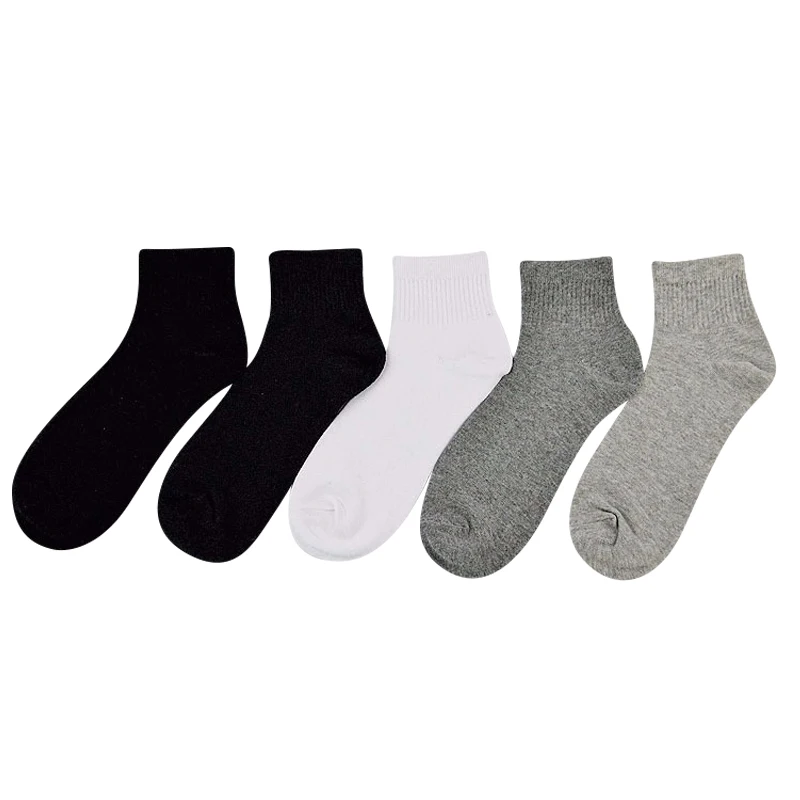 Для мужчин теплые носки дышащий дезодорант хлопковые носки для человека твердого Цвет удобная мужская в носки без пятки 3 пар/лот
