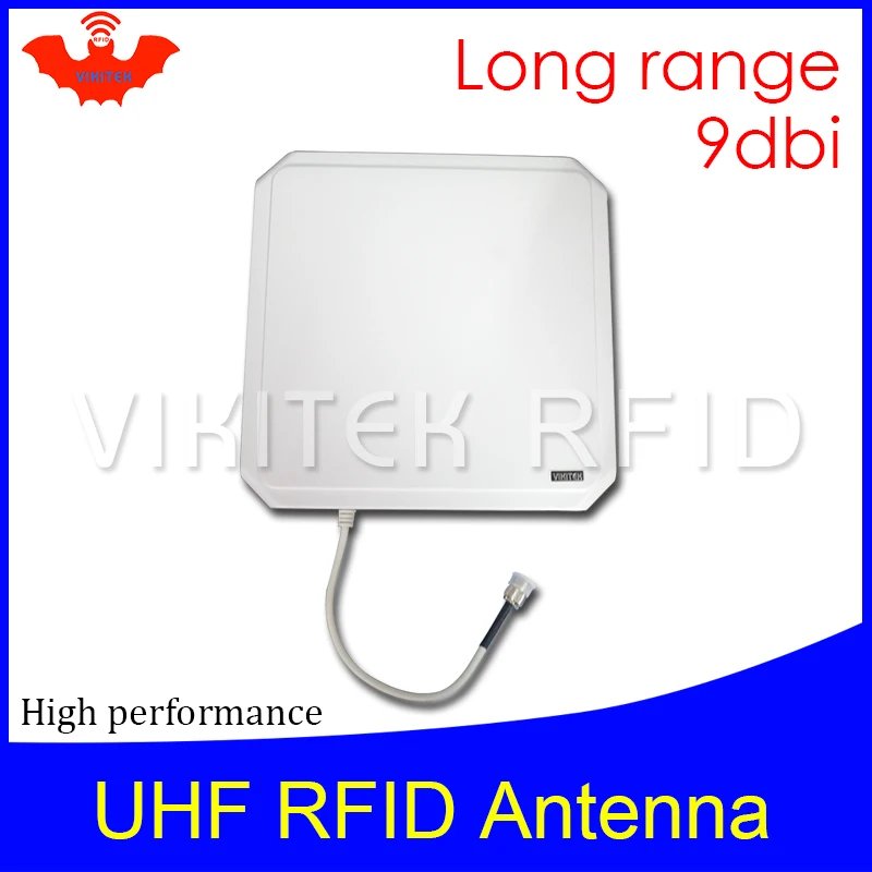 UHF RFID antenna Vikitek VA09 high performance 915MHZ Long range RFID Panel antenna 9dBic 902