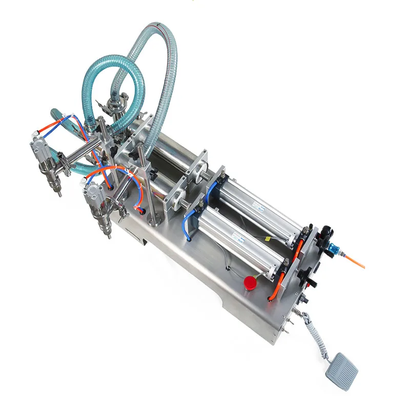 10-1000 мл Электрический пневматический цилиндр головка машина для наполнения жидкостью шампунь гель Вода Вино Молоко Кофе Машина Для Наполнения Бутылок