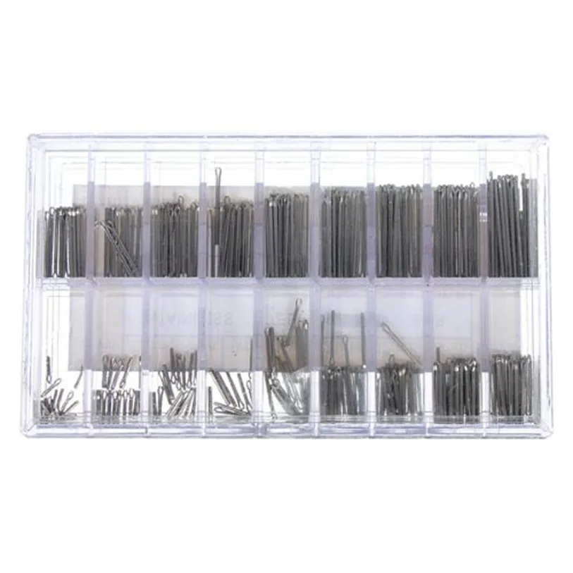 

Superior 360PCS Stainless 6-23mm Watchmaker Watch Band Link Cotter Pins Tool Set Dec 12