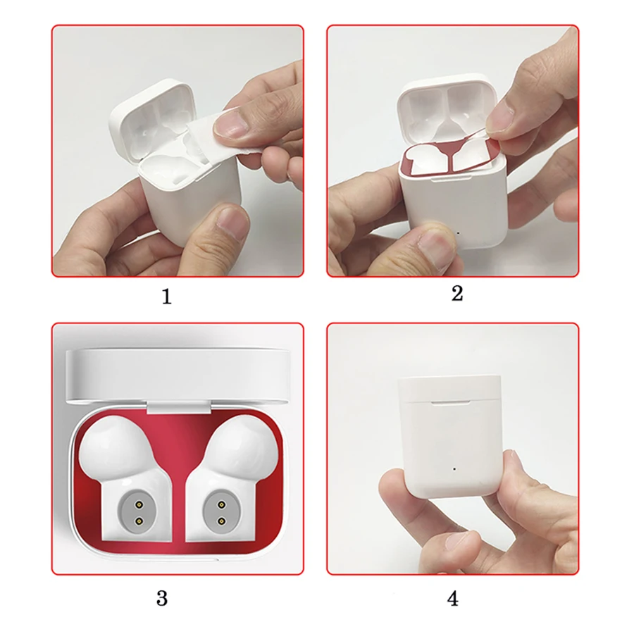 Защитная Наклейка для Xiaomi Airdots Pro чехол 18 k покрытый металлом защита от пыли Air