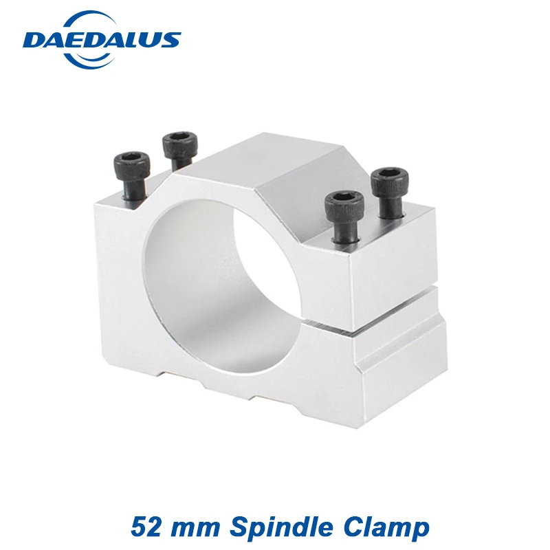 

52mm cnc carving machine spindle clamp holder For Motor Mounts Bracket With 4 Screws