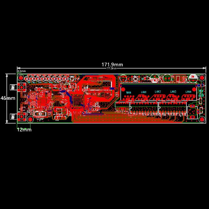 OEM 5 портовый материнская плата беспроводного маршрутизатора модуль