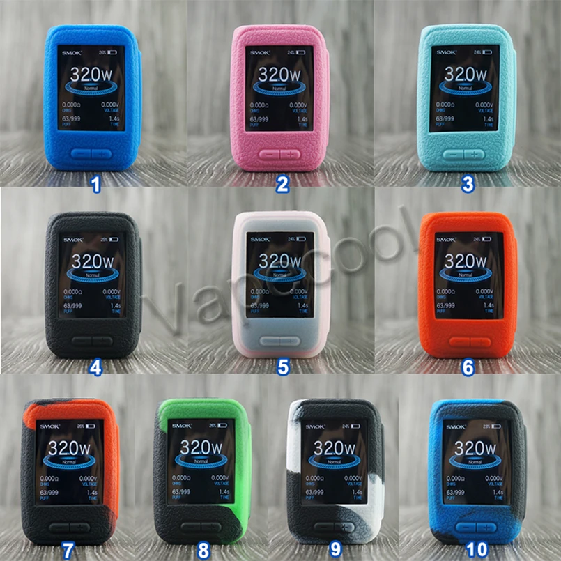 SMOK X Priv Baby 80W кожаный силиконовый чехол наклейка оболочка для Vape Smoktech XPriv TC Box mod