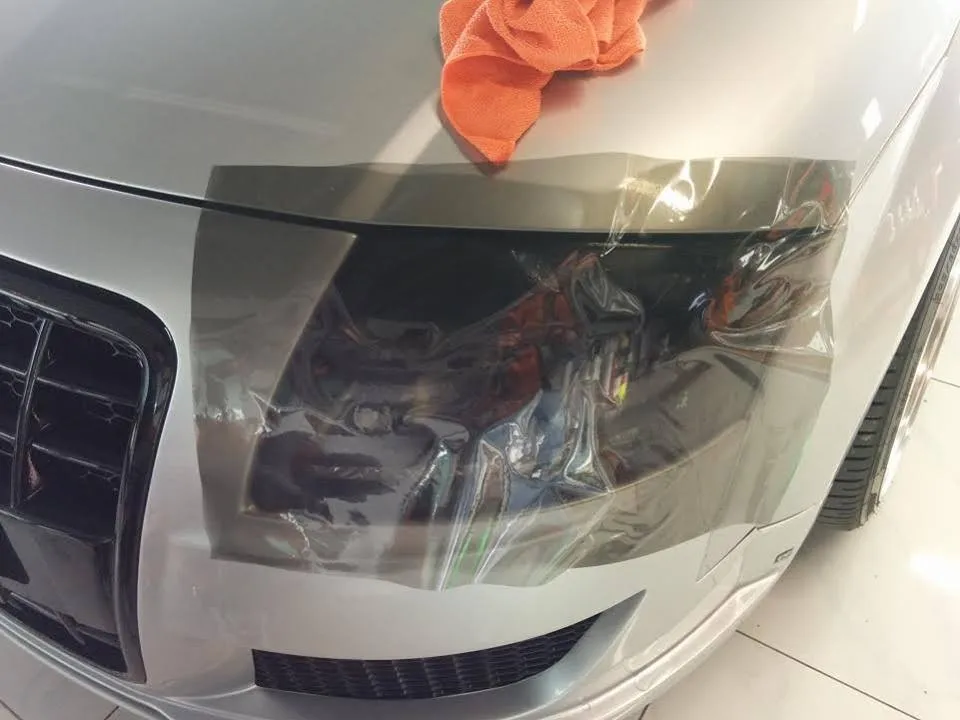 1 Roll Light black Headlight Film Tint Taillight / Motorbike Headlight