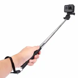 PULUZ Универсальный Портативный палка для селфи рукой Выдвижная Регулируемый Multi-угол для съемки фотографий монопод для GoPro