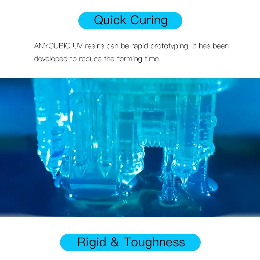 500 мл 405nm смолы 3D принтеры нити для anycubic Фотон Wanhao D7 SLA ЖК дисплей УФ чувствительных