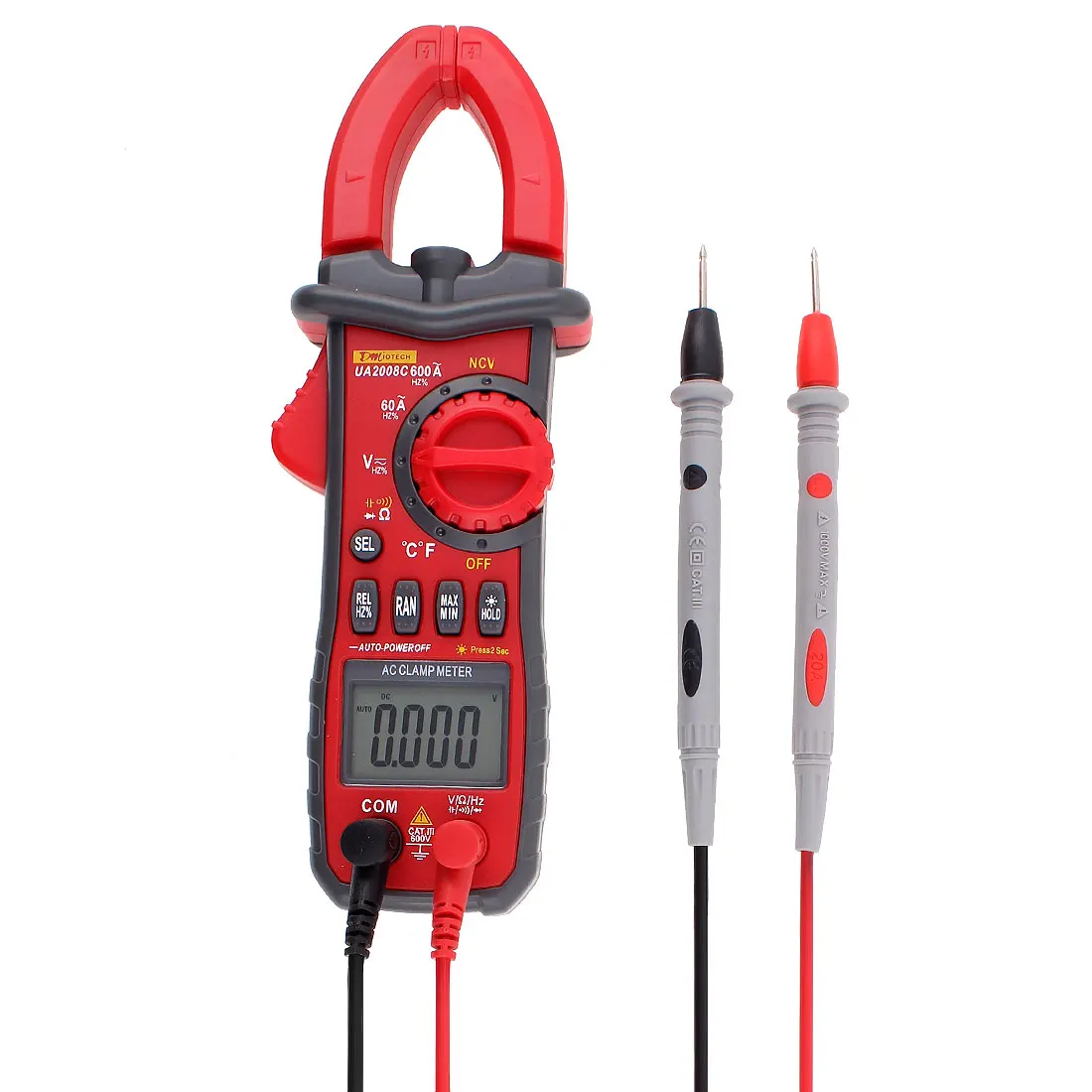 

Dmiotech Mini Digital Multimeter Ac  Ammeter Acv Dcv Ohm Clamp Meter Handheld