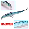 1Pcs Minnow Fishing Lure 11.5cm 10g Swimbait Wobblers Pesca Crankbait Artificial Plastic Hard Bait Fishing Tackle Minnows WD-214 ► Photo 2/6