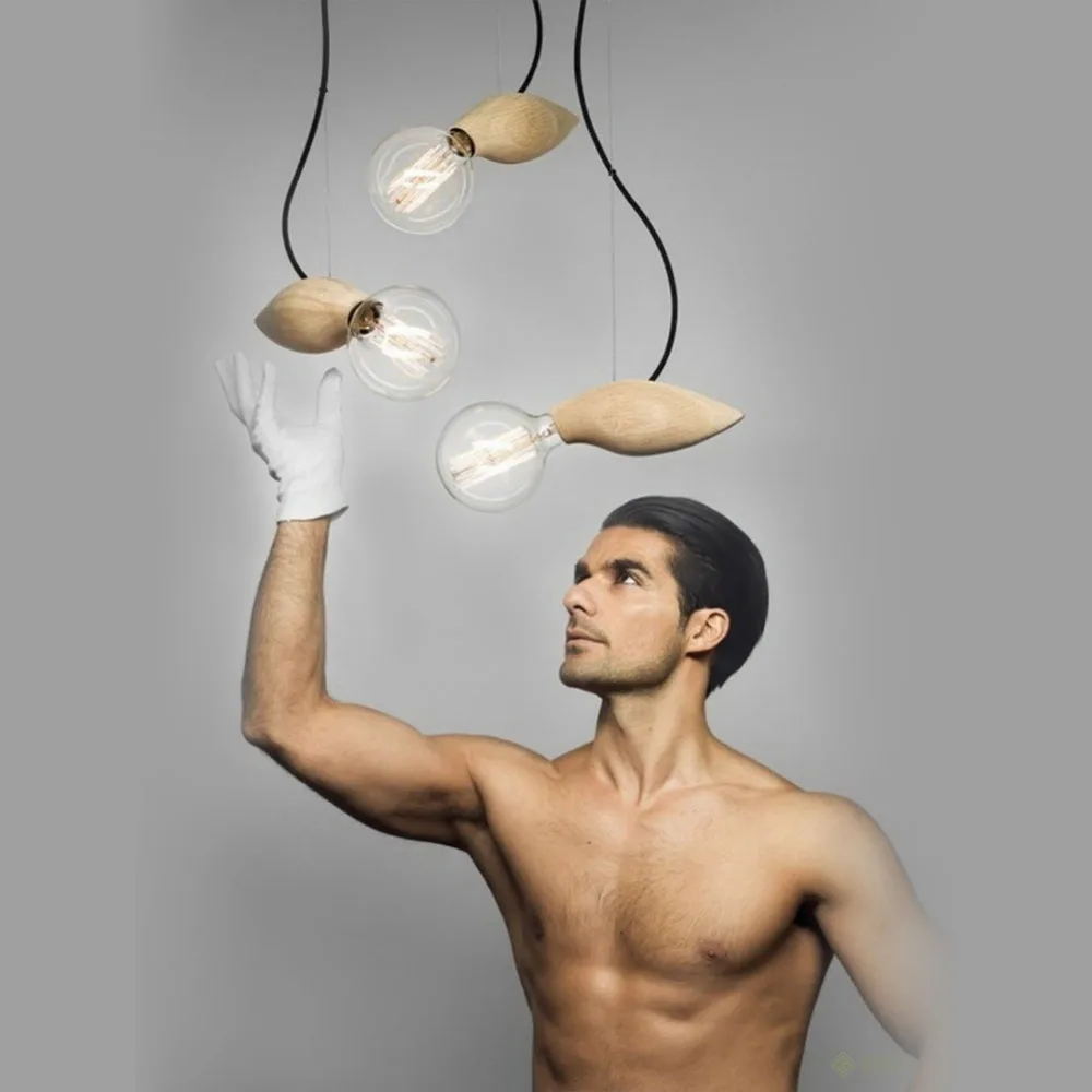 Online kopen wholesale houten lamp shades uit china houten lamp ... Moderne woonkamer plafond met hout