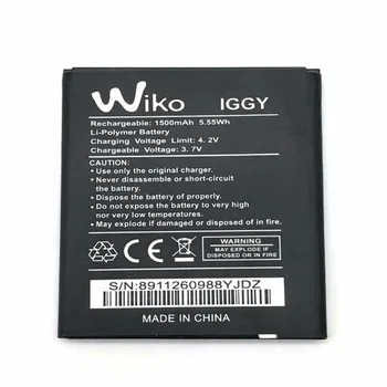 

1500mAh High Quality Replacement Li-ion Battery For Wiko IGGY Batterie Batterij Bateria + Tracking Code