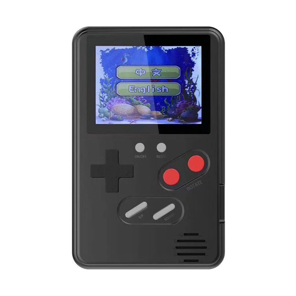 Мини LDK игровая консоль ретро портативные игровые плееры портативная консоль HD Дети Ретро consola мальчик тетрис 168 Встроенный 2,4 - Цвет: Черный