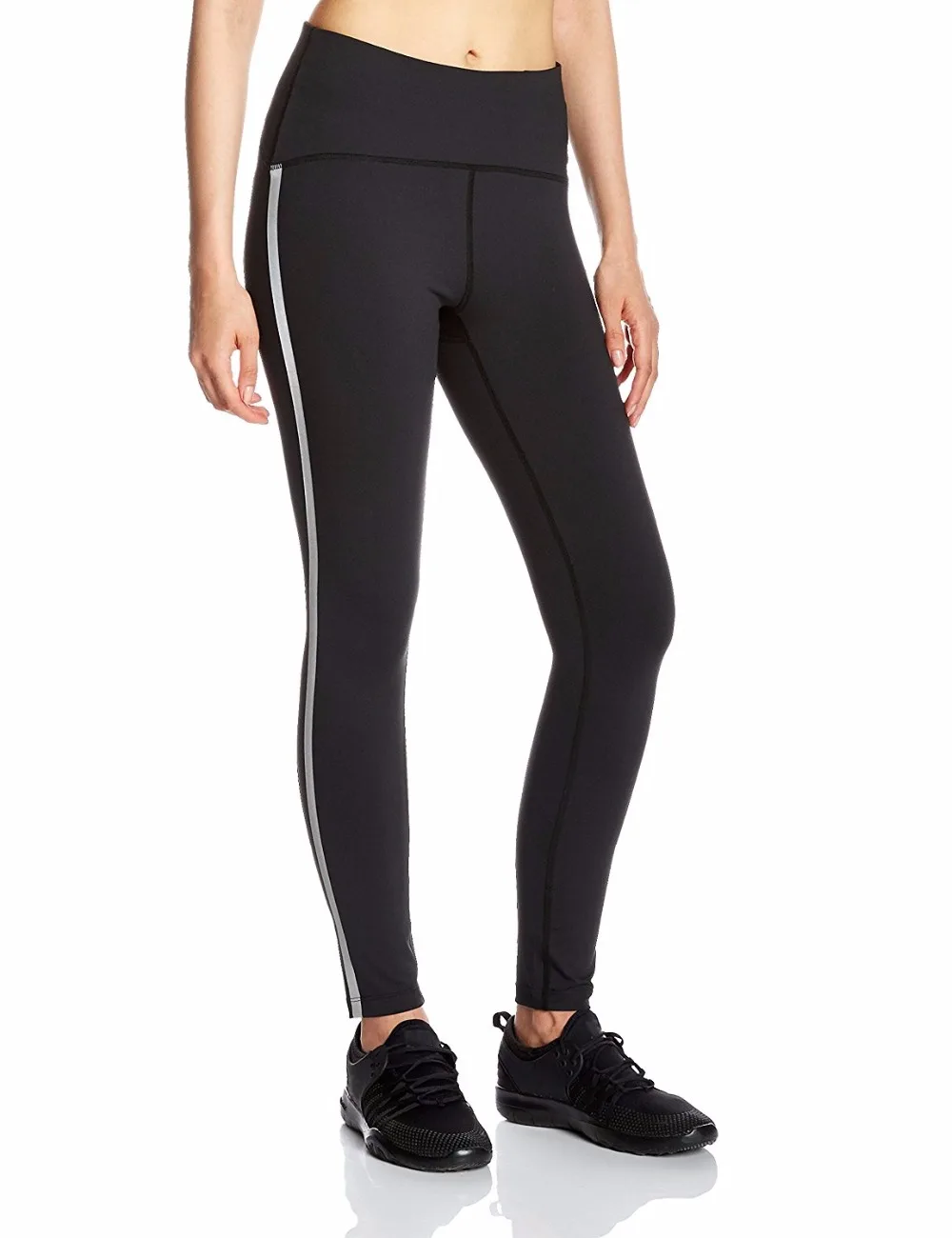 Yoga Pants Women's Stripe High-Rise Spandex Sports Legging | Спорт и развлечения