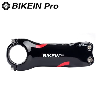 

BIKEIN Pro Carbon Fibre Road Mountain Bike Stem Cycling Bicycle Handlebar Stem 80/90/100/110mm 6/17 Degrees Lightweight 145g